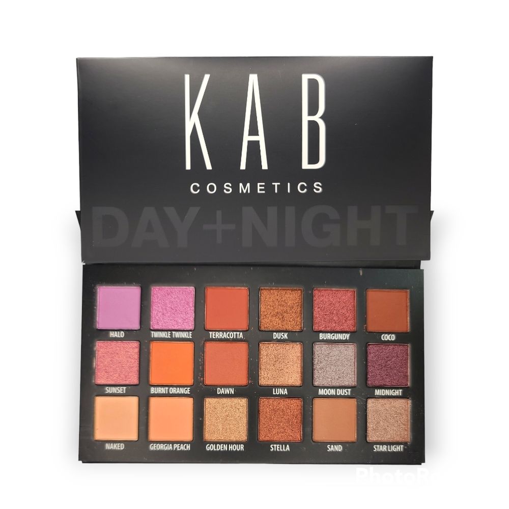 Kab Cosmetics Day + Night Eyeshadow Palette